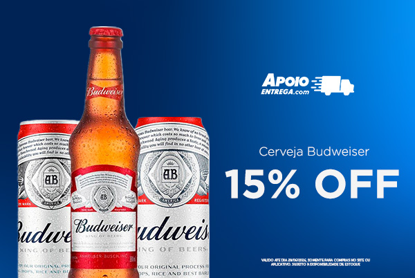 Cerveja Bud de 22 a 28/06